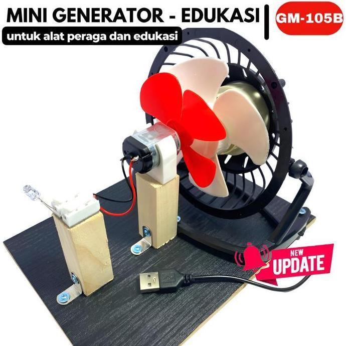 Arte- Wind Generator Untuk Edukasi Listrik Tenaga Angin Bahan Peraga Generator Set Dinamo