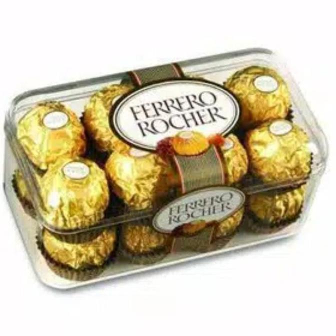 Ferrero Rocher Chocolate T-16 200Gr Coklat Bulat