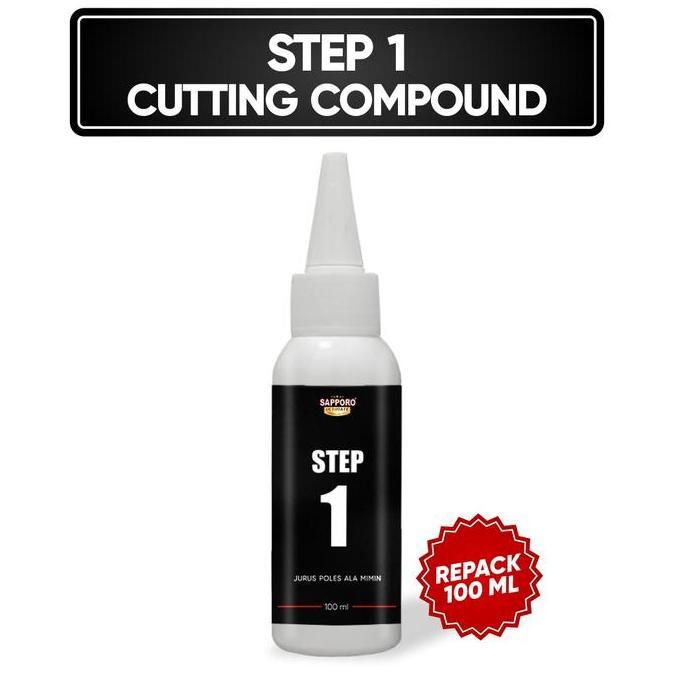 Cutting Compound - Step 1 - Repack 100ML - Obat Poles