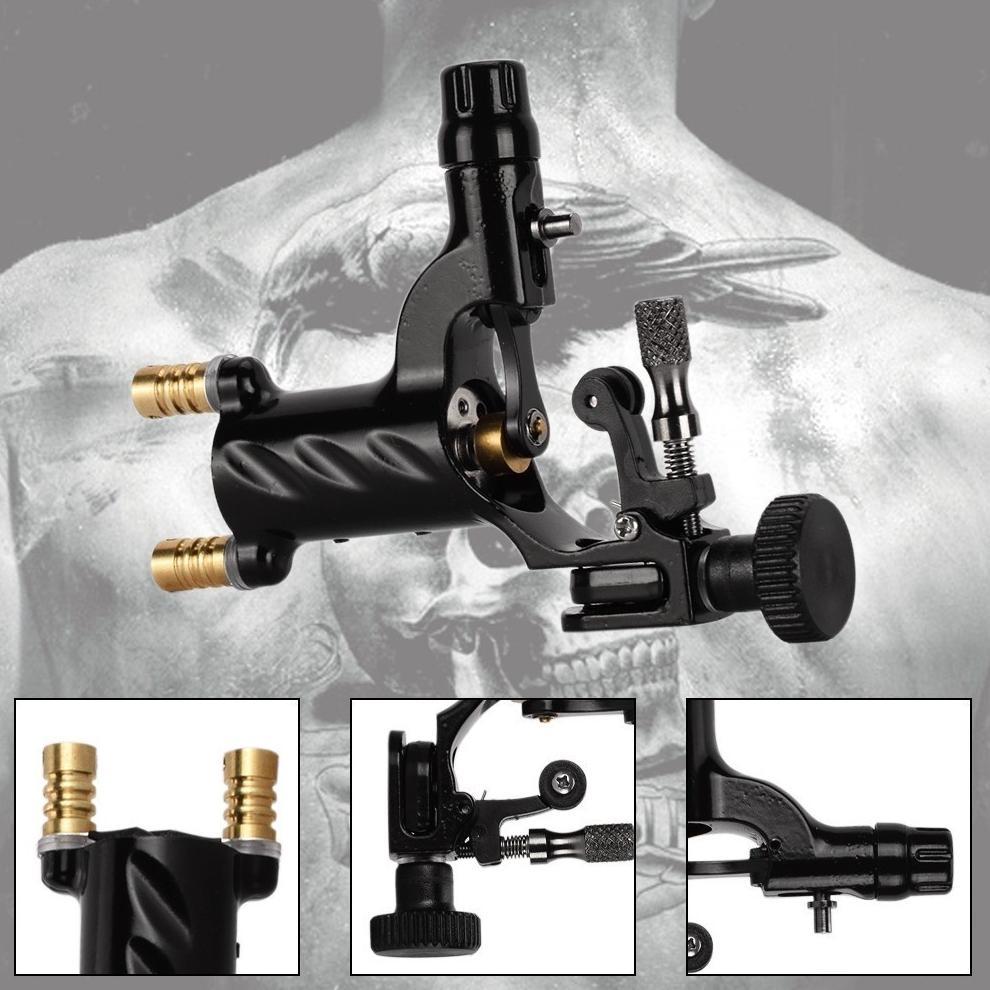 leles Mesin Tato Full Set Elektrik Mesin Tattoo Rotary Alat Mesin Tattoo