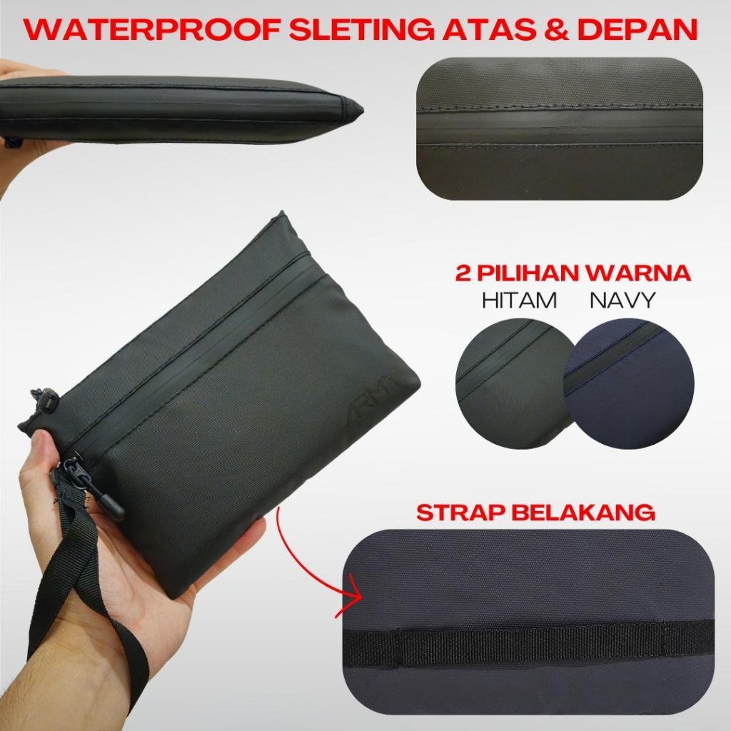 Army Pouch Bag C5 Pria Waterproof Hand Bag Clutch Dompet Tas Kecil