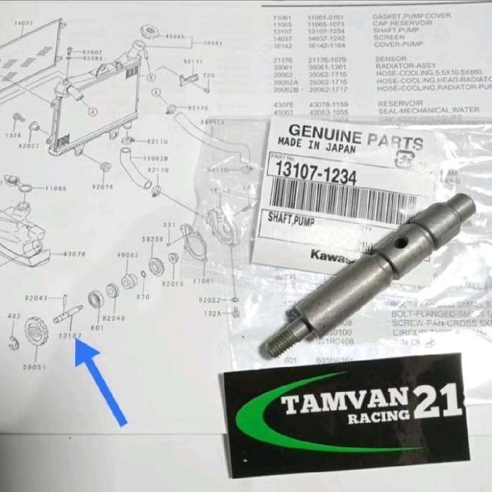 Ready as water pump ninja r original