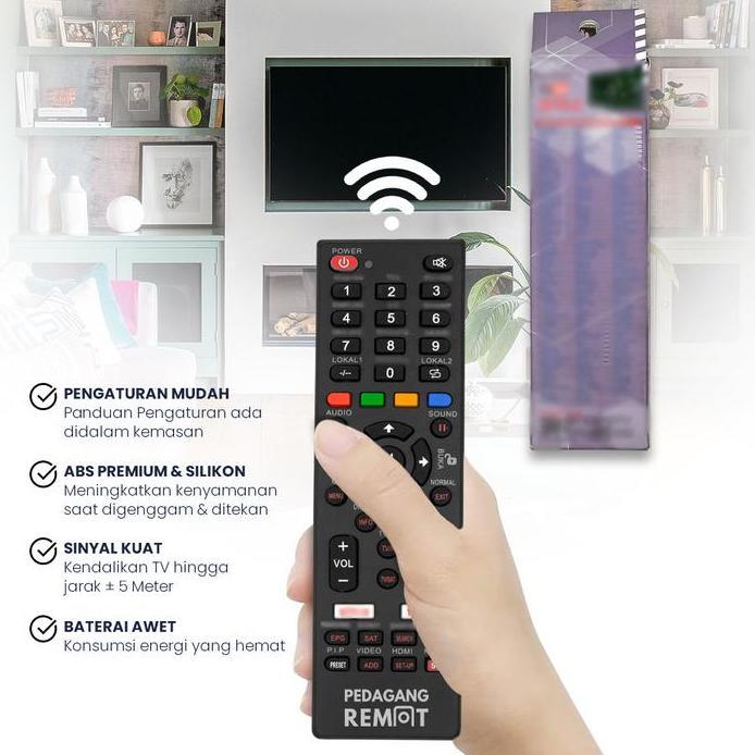 Ready Remot Remote TV Android Smart TV Tabung LCD LED Multi Universal (Philips, Daewoo, Toshiba, San