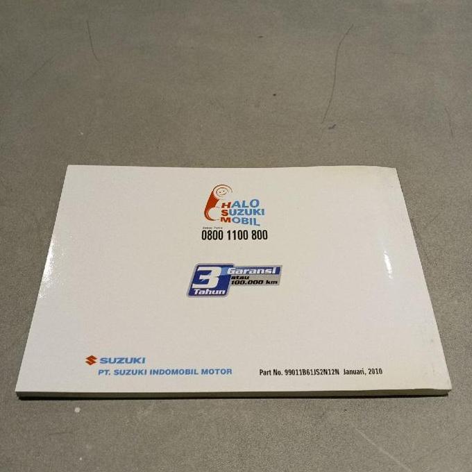 Buku Manual Book Suzuki APV Original Bekas murah