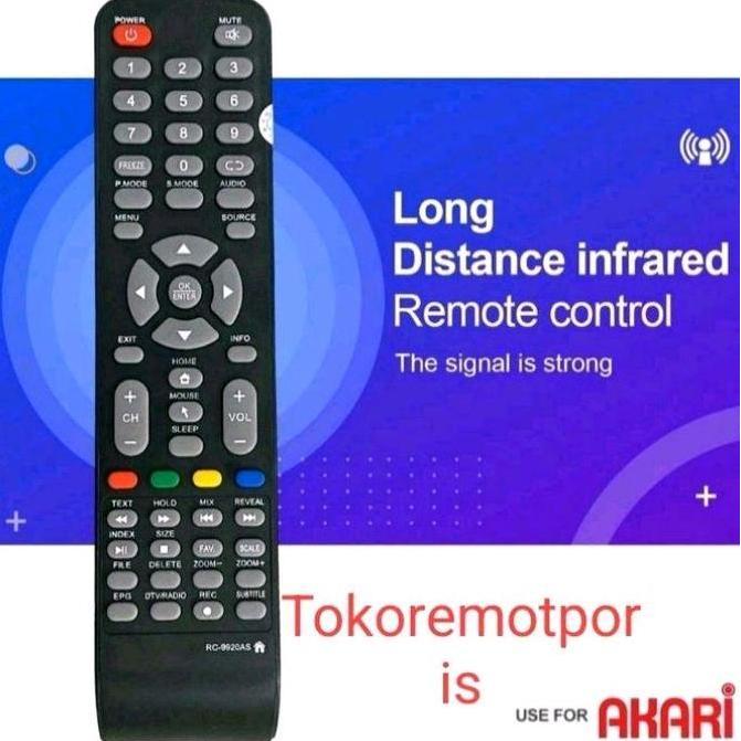 REMOT TV AKARI RC-9920AS  2205  SMART LED / LCD   AT-5432S AT-5442S