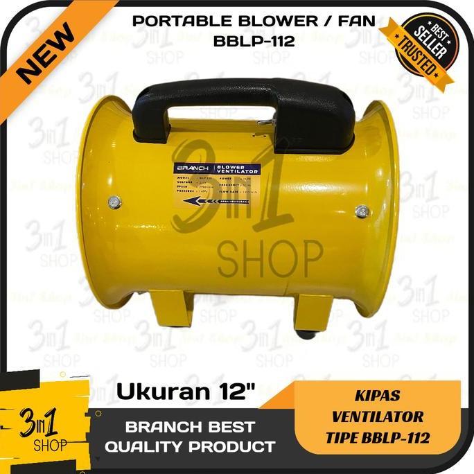Portable Blower 12" / Ventilator / Blower 12 inch / Drum Fan / Exhaust Fan 12 inch Branch murah