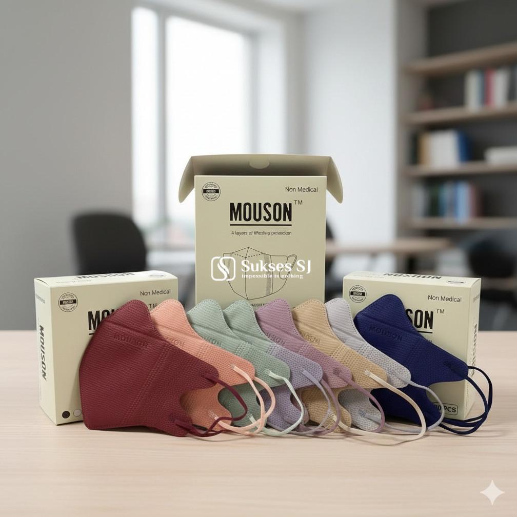 *L_ Duckbill Mouson Mix Warna/Duckbill Warna/Duckbill Mouson 4ply