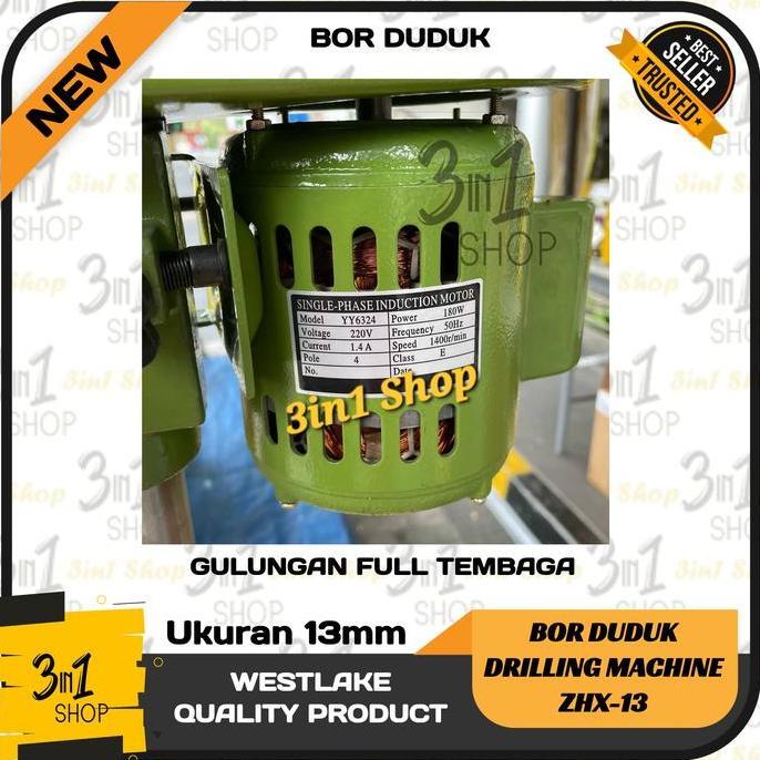 Westlake Bor Duduk 13mm / Drilling Machine ZHX13 / Bench Drill 13 mm murah