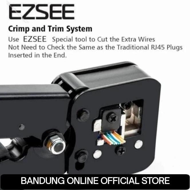 Tang Krimping Crimping Tool Anti Gagal EZ Crimping RJ45