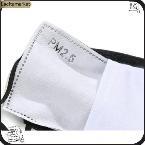 Pmd Pm2.5 Filter Bisa Ganti Respirator N95 Activated Carbon Mask Masker Wajah Anti Virus Debu Pm 2.5