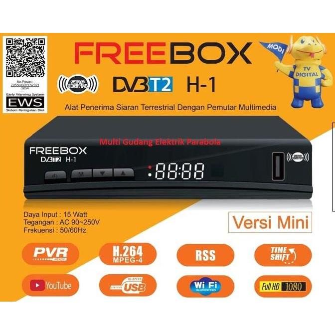 Set Top Box DVB T2 H1 Freebox Evinix Meecast