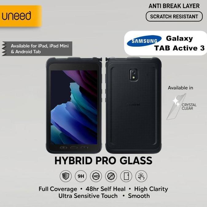 TERBARU - UNEED Hybrid Pro Samsung GALAXY TAB Active 3 Screen Protector