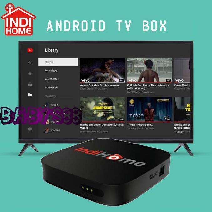 SMART TV BOX ANDROID INDIHOME