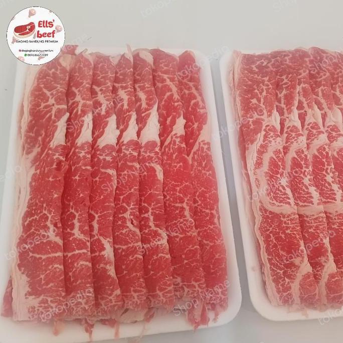 Us Beef Slice Trim Fat / Daging Yoshi 1Kg