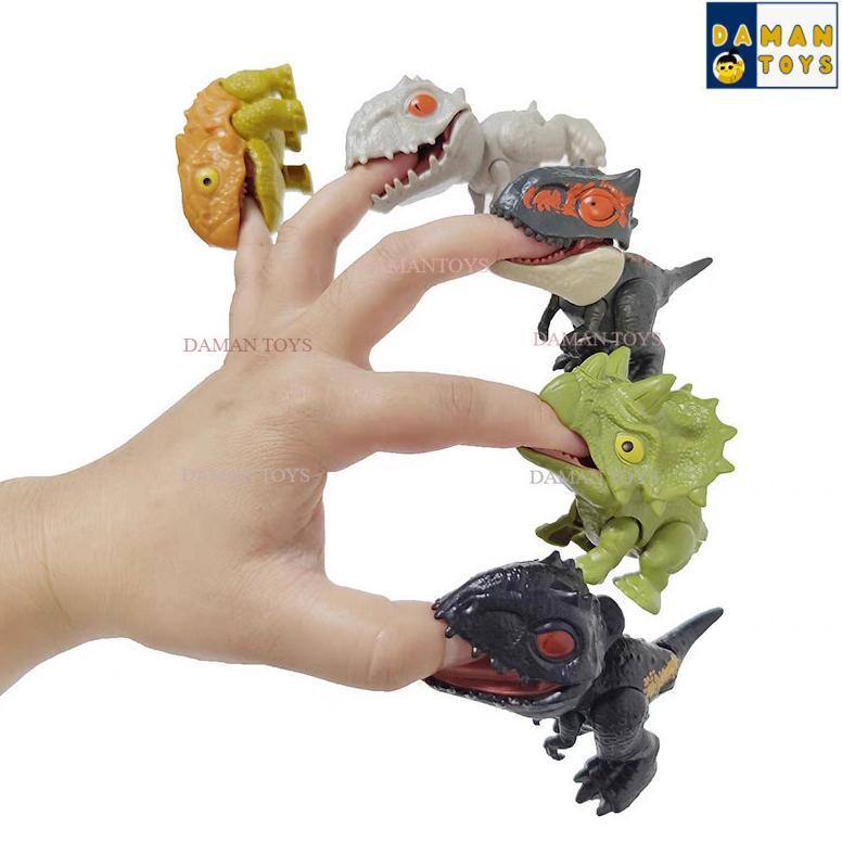 Original Mainan Figure Dinosaurus  Snap Squad T Rex Indominus Dino Dinosaur