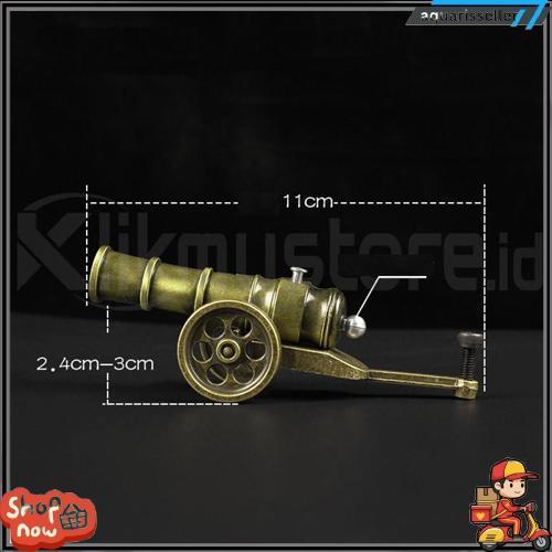 Meriam Mortir Mainan Besi Anak Tembak Pelontar Peluru Cannon Mortar Toys Kualitas Mantap