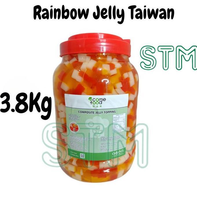 Rainbow Jelly/Topping Minuman Import