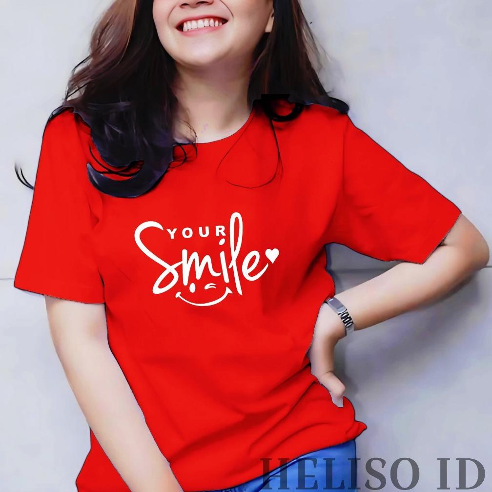 Kualitas Super Kaos Tshirt Motif Printing Wanita Dewasa / Atasan Kaos Motif Premium Wanita Dewasa / 