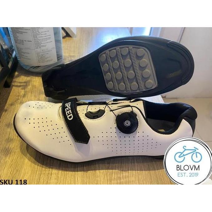 Sepatu Sepeda NON Cleat Sepeda Roadbike MTB Sport PUTIH