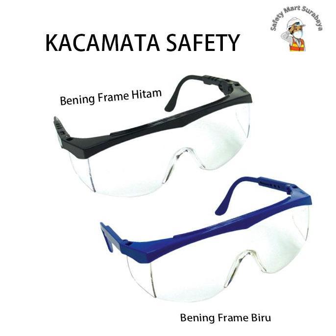 Kacamata Safety Bening / Kacamata Safety Kerja / Safety Glasses