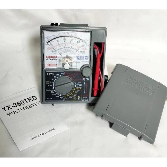 Original.. Multi Tester Analog Sunwa Yx-360Trd / Multimeter Avometer Manual Kuat Tahan Lama