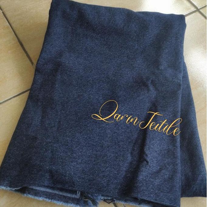 Kain Bahan Denim Jeans 14 Oz Washed (Bahan Tebal) / Bahan Jeans Denim (Harga Per 125cm x 140cm)