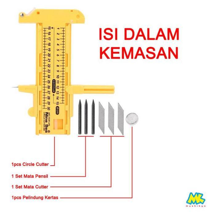 Rotary Circle Cutter - Potong Sticker Lingkaran - Pond Bulat 9SEA