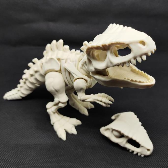 Mainan Anak Dino Dinosaurus Giganotosaurus Fosil Reptil Artikulasi Realistis Original Design by Orig