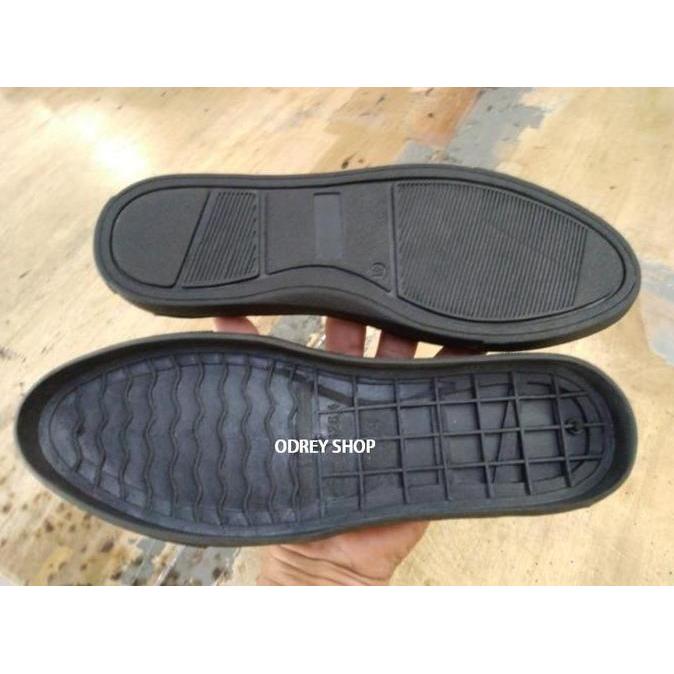Outsole sepatu Pria sol sepatu sneakers Material TPR Osvaldo Hitam size 39 - 44 Pria