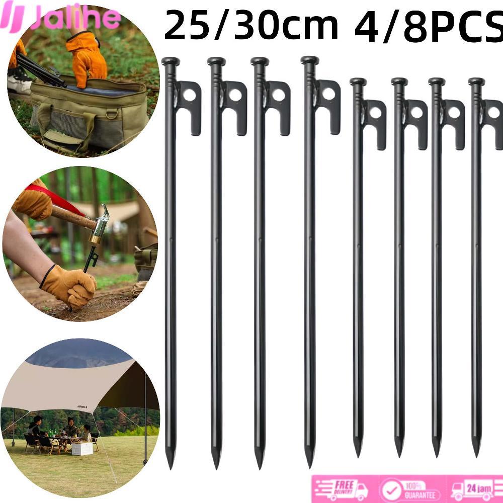 25/30 Cm Paku Tenda Camping Pasak Besi Tenda Pancang Tenda Pasak Outdoor