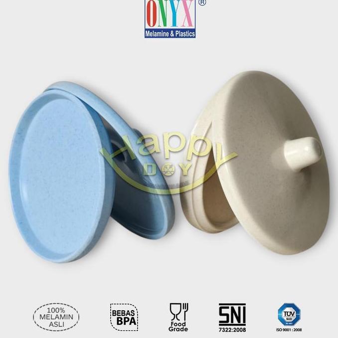 TUTUP GELAS | TUTUP MELAMIN | TUTUP MUG ANTI PANAS + TATAKAN MELAMIN 9.2CM ONYX