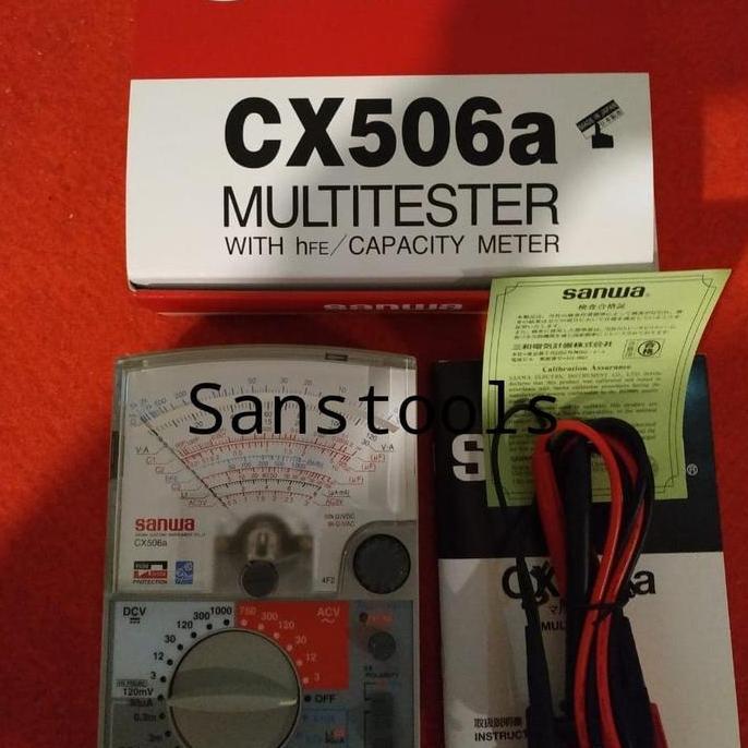 Promo.. Sanwa Cx506A Analog Multimeter / Multitester Manual Asli