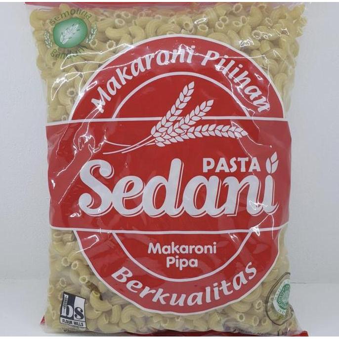 Makaroni Mentah Pasta Sedani Pipa 1 Kg / 1000gr Macaroni Rebus Aldente