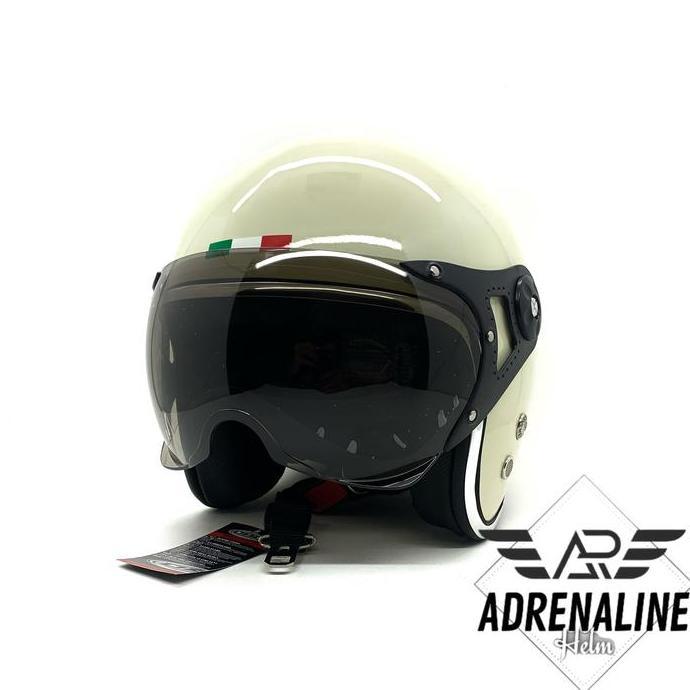 HELM DAG PILOT ITALY CREAM ORI