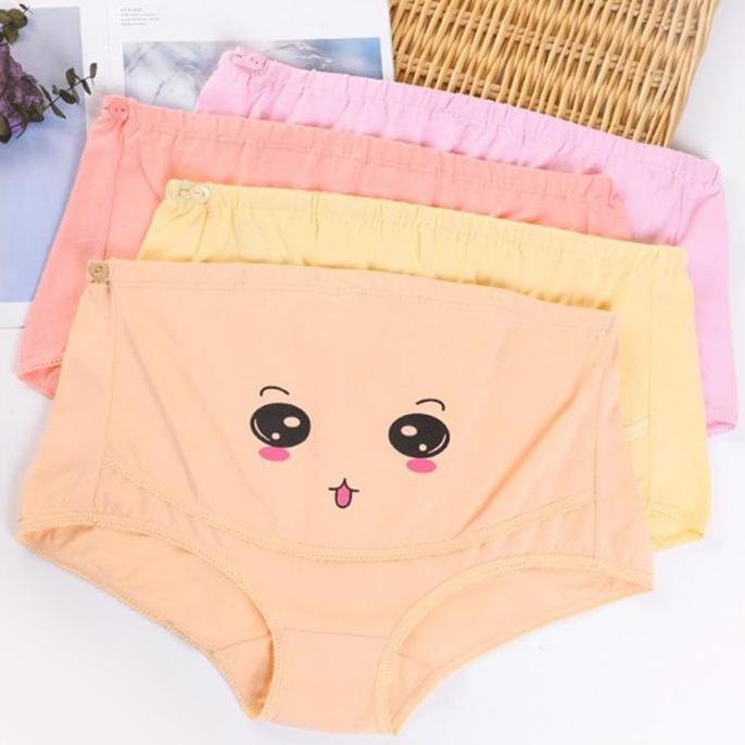 Jumbo Maternity High Waist Panty Celana Dalam Wanita Hamil Celana Dalam Katun Berbentuk U Support Pa