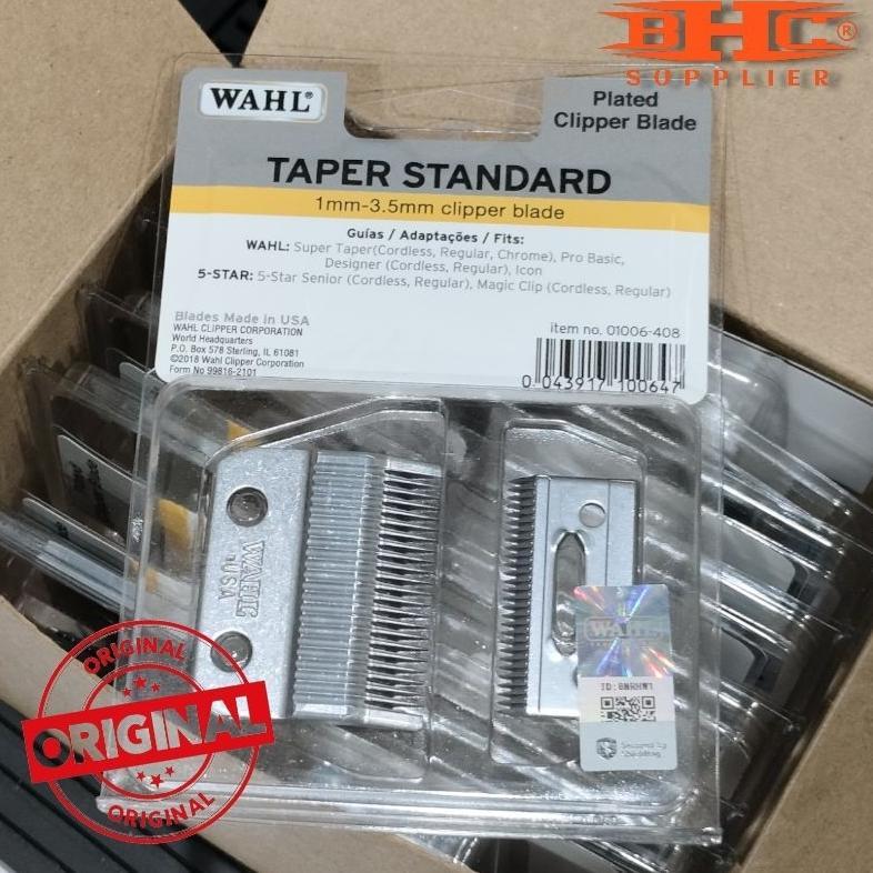 Mata Pisau Mesin Cukur Rambut Original Blade Wahl Super Taper Original Pisau Mesin Cukur Wahl Pisau 