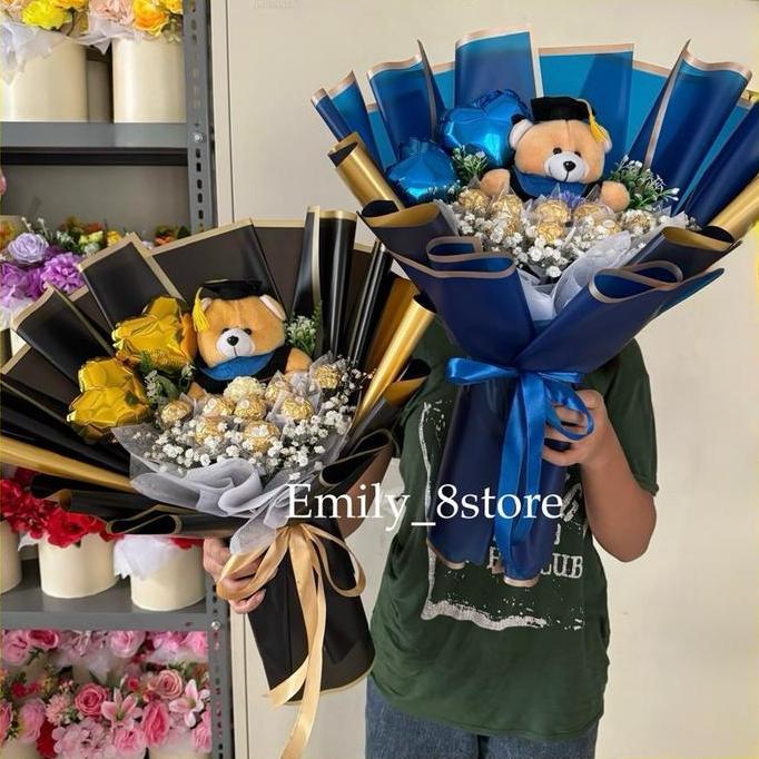 alif_pasword - buket wisuda bunga graduation bouquet bucket buket bunga wisuda buket wisuda anak cow
