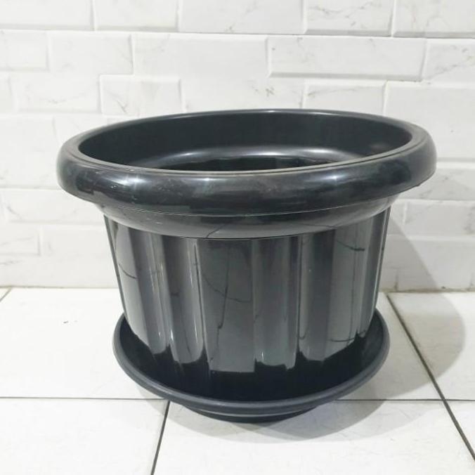 Okebro- Noni- Pot Jumbo Tanaman Besar 60 Cm Hitam Besar Tanaman Hias Buah/Bunga 60Cm Plastik Diamete