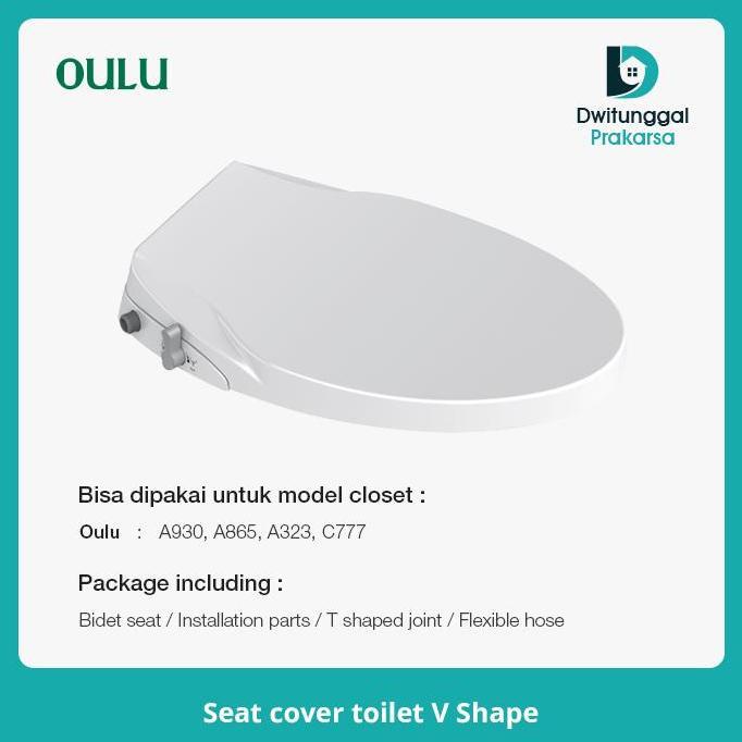 Aksesoris / Penutup Toilet / Seat Cover Toilet Duduk Oulu V Shape Terlaris
