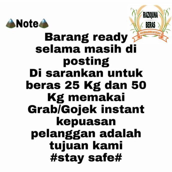 Arroz- Beras Ketan Putih Super (Lokal)