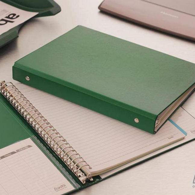 Newsave- Bantex Multiring Binder 6 Ring 5Mm B5 Grass Green #136 15
