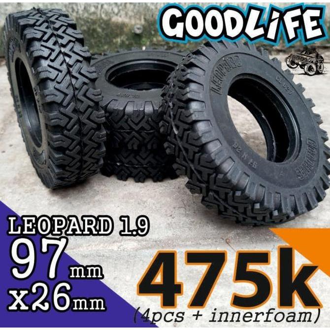 Ban RC Adventure Goodlife 1:10 1.9 Leopard OD 97mm Lebar 26mm, RC Adventure