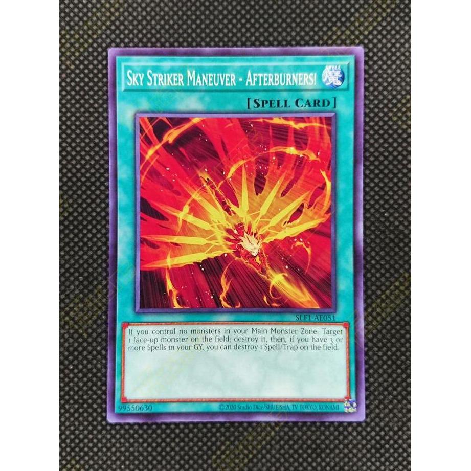 Promo Yugioh Ae Slf1-Ae051 Sky Striker Maneuver - Afterburners Cod