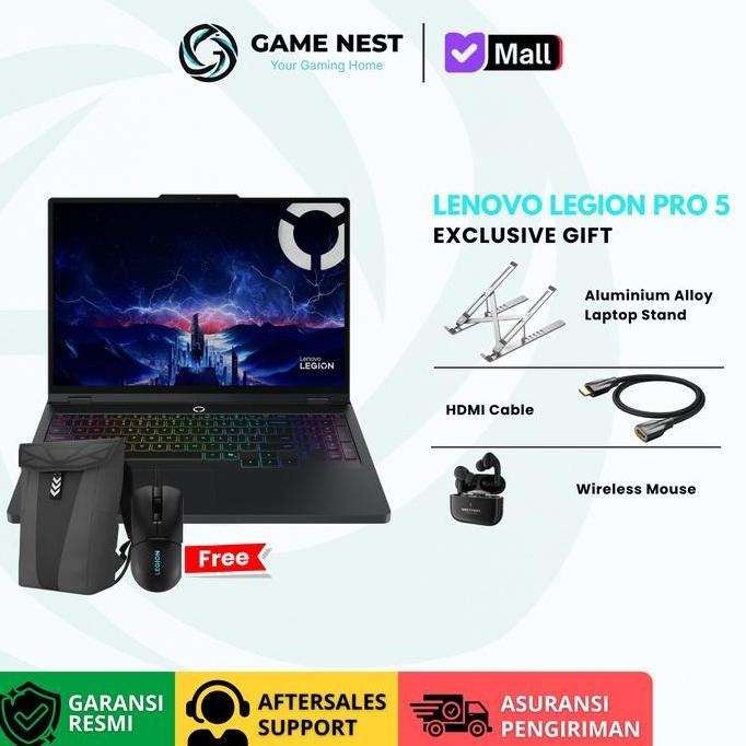 Lenovo Legion Pro 5i 16IAX10 Core Ultra 7 255HX RTX 5060 16GB RAM 1TB SSD 16" WQXGA OLED 165Hz G-Syn
