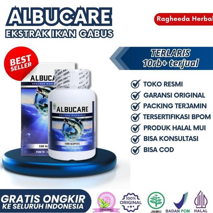 Youyou- Albucare Kapsul Kutuk Ikan Gabus Pengering Luka Jahitan Operasi