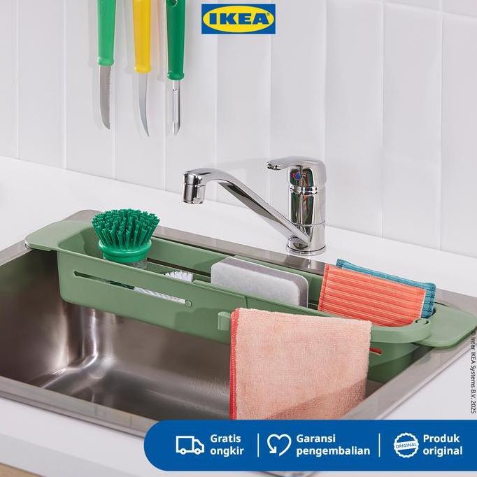 IKEA SKOLAST Wadah Bak Cuci Piring Serbaguna Dapat Diperpanjang Plastik