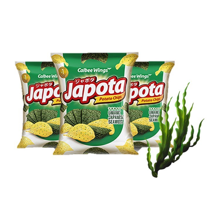 Japota Keripik Kentang Umami Japanese Seaweed 65 gr x3 - Gambar 2