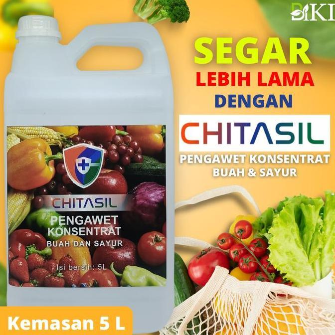Bre- 5L Chitasil Konsentrat - Pelapis/Pengawet Buah Alami Halal Chitosan Cair