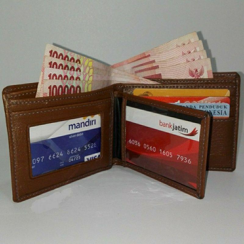 Dompet Pria | Dompet Pendek Pria Kulit | Dompet Lipat Pendek Pria Bahan Kulit