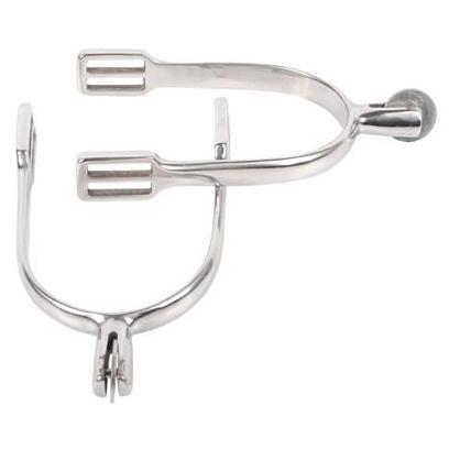 HARRYS HORSE SPURS STAINLESS STEEL WITH ROWEL